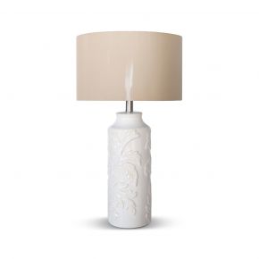 TABLE LAMP LILOU FLOWER WHITE CREAM