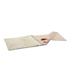 TABLE RUNNER LUCCA ABSTRACT PINK 33X160CM