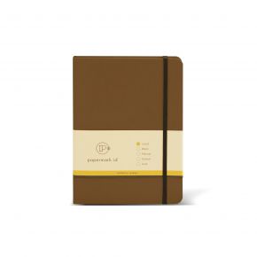 VIVERE x PAPERMARK ID - BOOK NOTE OSTRICH SERIES PM BROWN A5 CSG