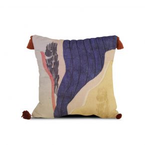 CUSHION COVER LOVATA ABSTRACT MIXCOL 45X45 CM