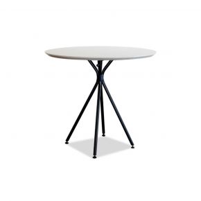 DARSA ROUND DINING TABLE - GLASS