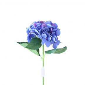 FLOWER HYDRANGEA SPRAY BLUE 54CM