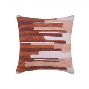 CUSHION COVER LUCCA ABSTRACT WHITE PINK 45X45CM