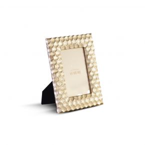 PHOTO FRAME DECO WAVE GOLD 4X6 INCH