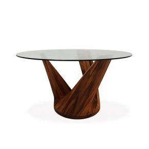 CASAKA - VRIDA ROUND TABLE GLASS
